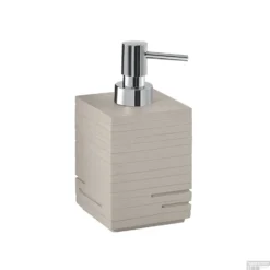 Zeepdispenser Sapho Quadrotto Vrijstaand 430 ML Polyresin Beige