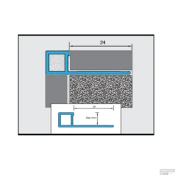 Tegelprofiel QUBOX Ox Vierkant Aluminium Hoogglans Geborsteld 10 X 2500mm 7 Tegelprofiel QUBOX Ox Vierkant Aluminium Hoogglans Geborsteld 10 X 2500mm -Goedkope Stijl Baden Winkel qubox tech 1