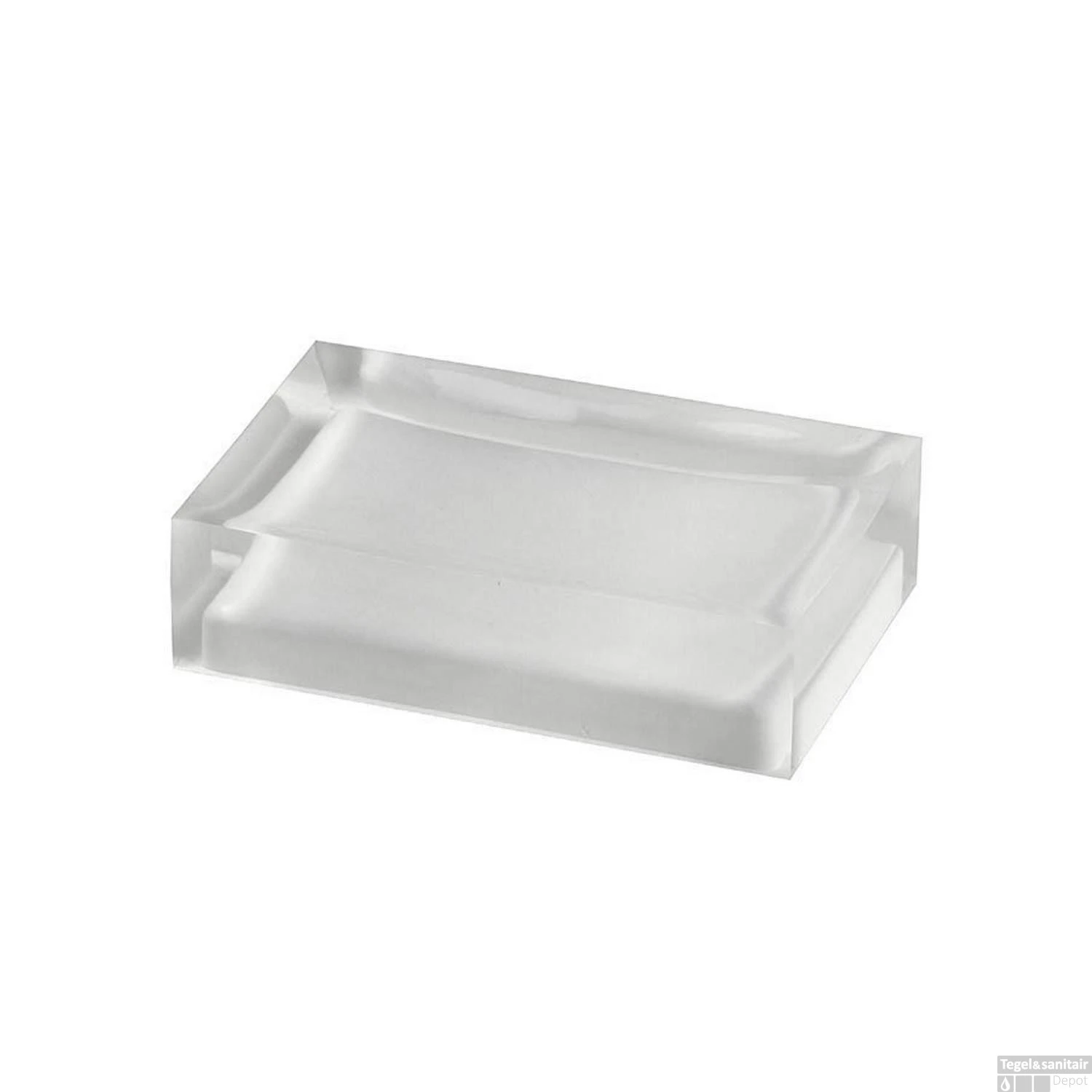 Zeephouder Sapho Rainbow Vrijstaand 11x7x3 Cm Kunststof Wit