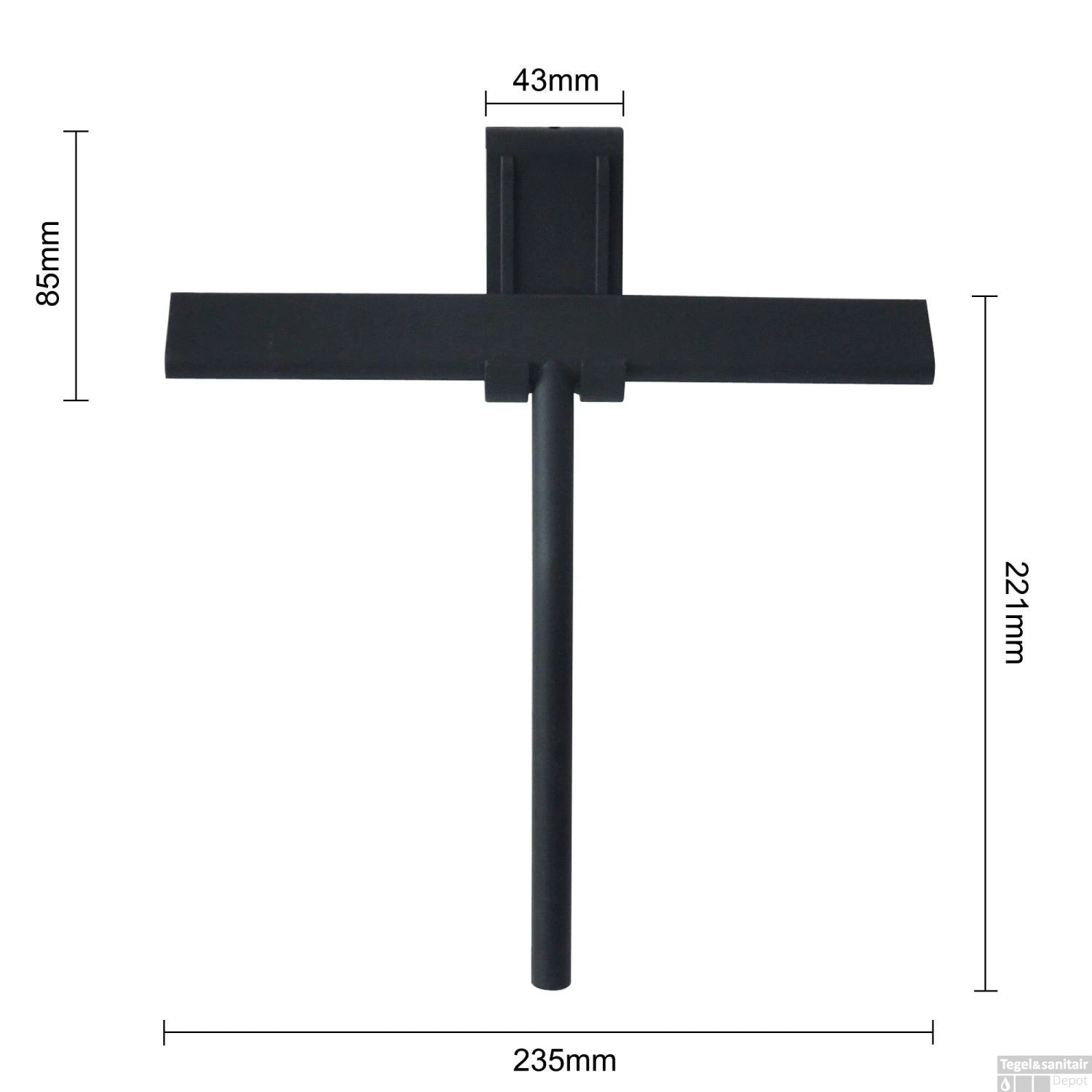 Raamwisser Lush Wiesbaden Inclusief Flexibele Glashaak Mat Zwart 4 Raamwisser Lush Wiesbaden Inclusief Flexibele Glashaak Mat Zwart - Afbeelding 2