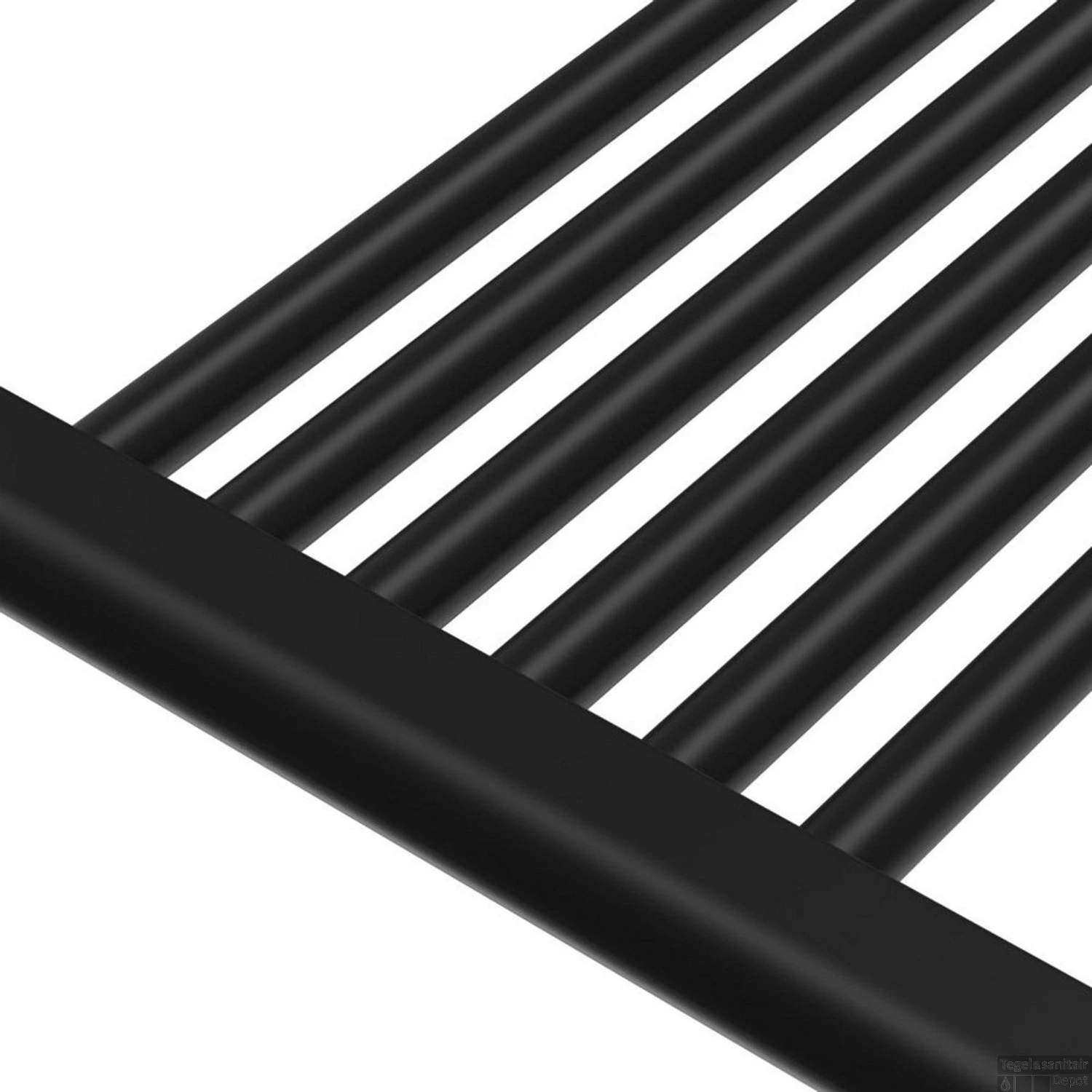 Radiator Boss & Wessing Saniro 60x120cm Middenaansluiting Mat Zwart 5 Radiator Boss & Wessing Saniro 60x120cm Middenaansluiting Mat Zwart - Afbeelding 3