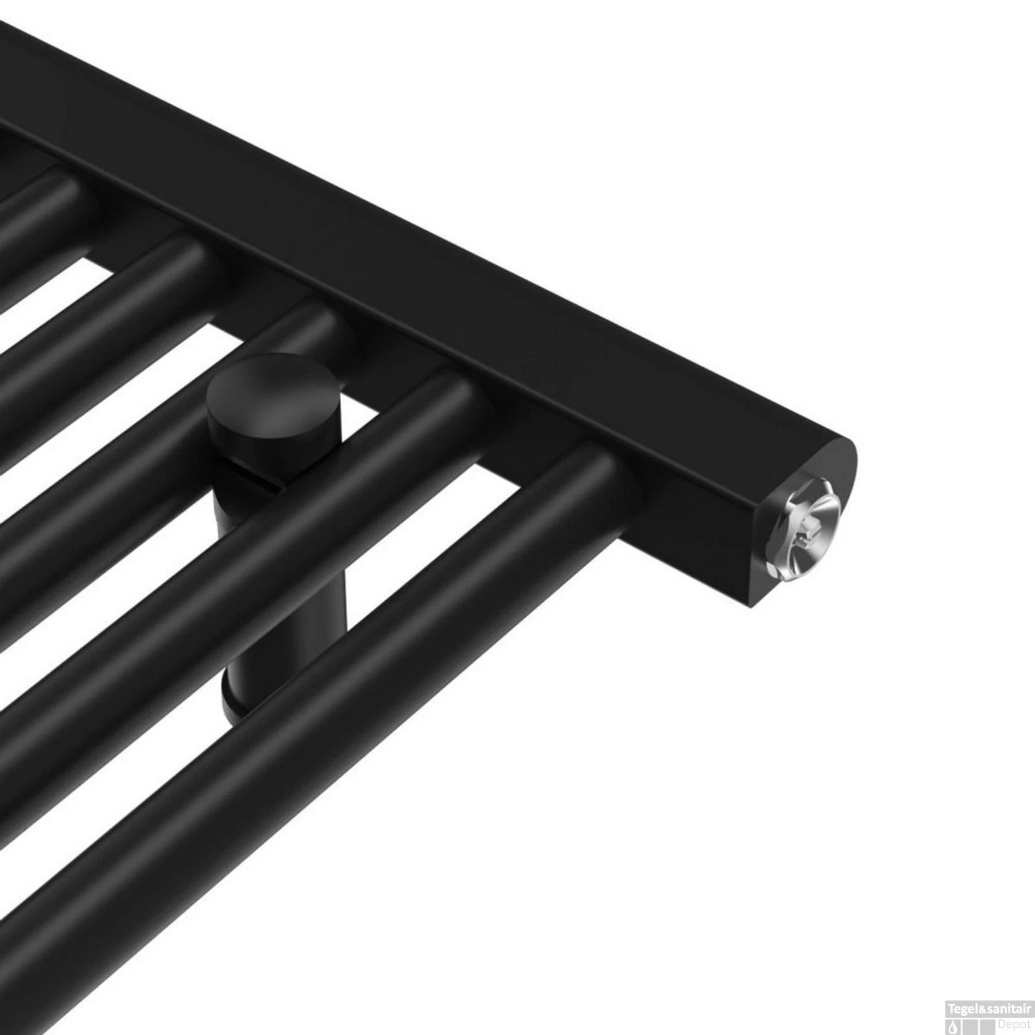 Radiator Boss & Wessing Saniro 60x120cm Middenaansluiting Mat Zwart 6 Radiator Boss & Wessing Saniro 60x120cm Middenaansluiting Mat Zwart - Afbeelding 4