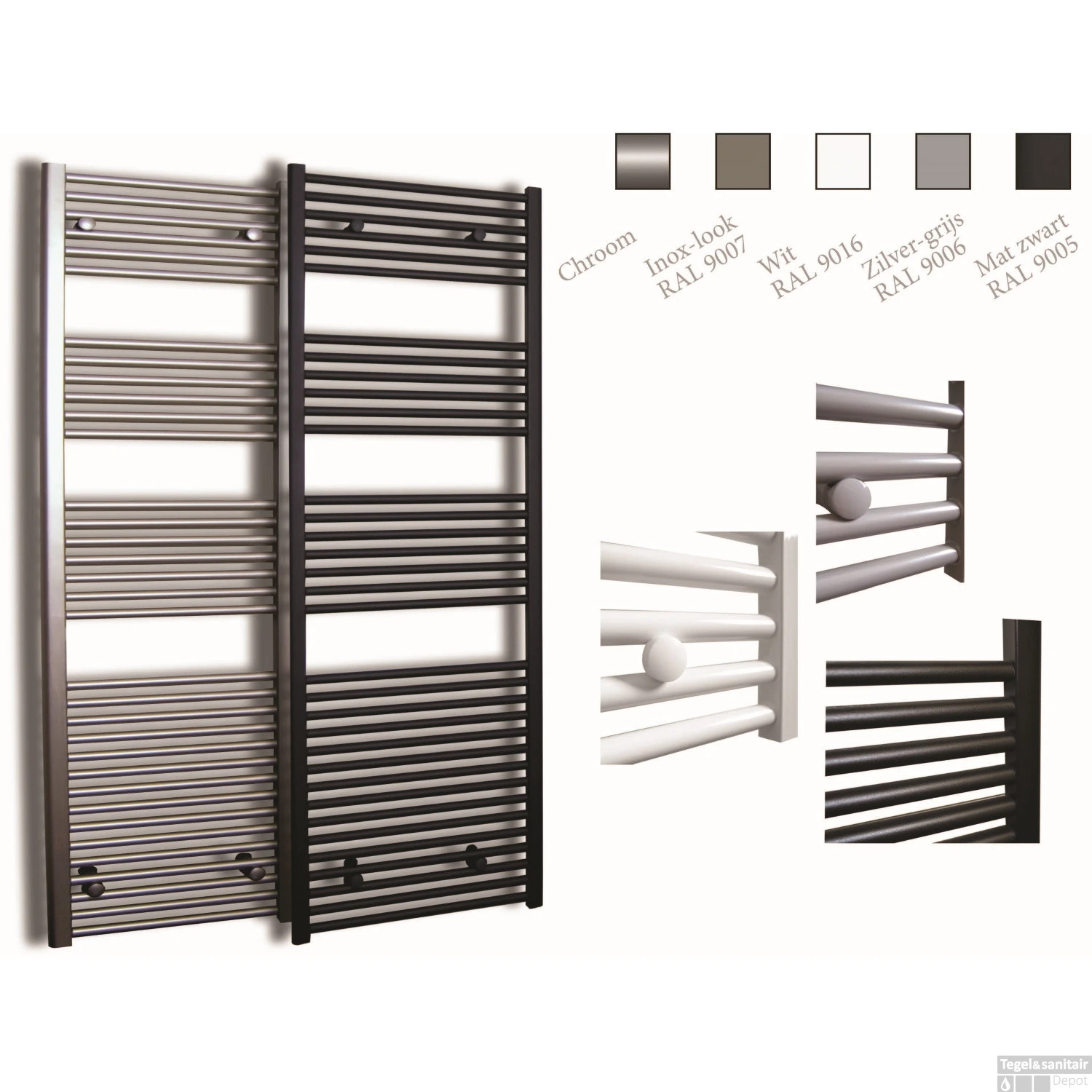 Radiator Sanicare Standaard Recht 1127 Watt Inclusief Ophanging 60x172 Cm Wit 9 Radiator Sanicare Standaard Recht 1127 Watt Inclusief Ophanging 60x172 Cm Wit - Afbeelding 7