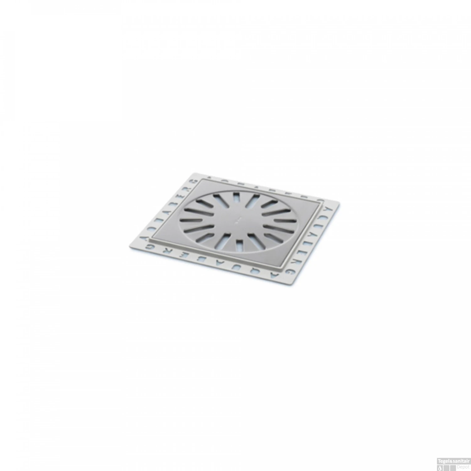 Renovatievloerput Rooster Aquaberg Met 1 Aansluiting 14.6x14.6x1 Cm RVS 3 Renovatievloerput Rooster Aquaberg Met 1 Aansluiting 14.6x14.6x1 Cm RVS