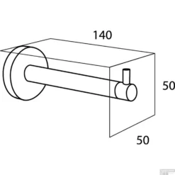 Reserve Toiletrolhouder Tiger Boston Muur Chroom -Goedkope Stijl Baden Winkel reserve toiletrolhouder tiger boston muur chroom tech