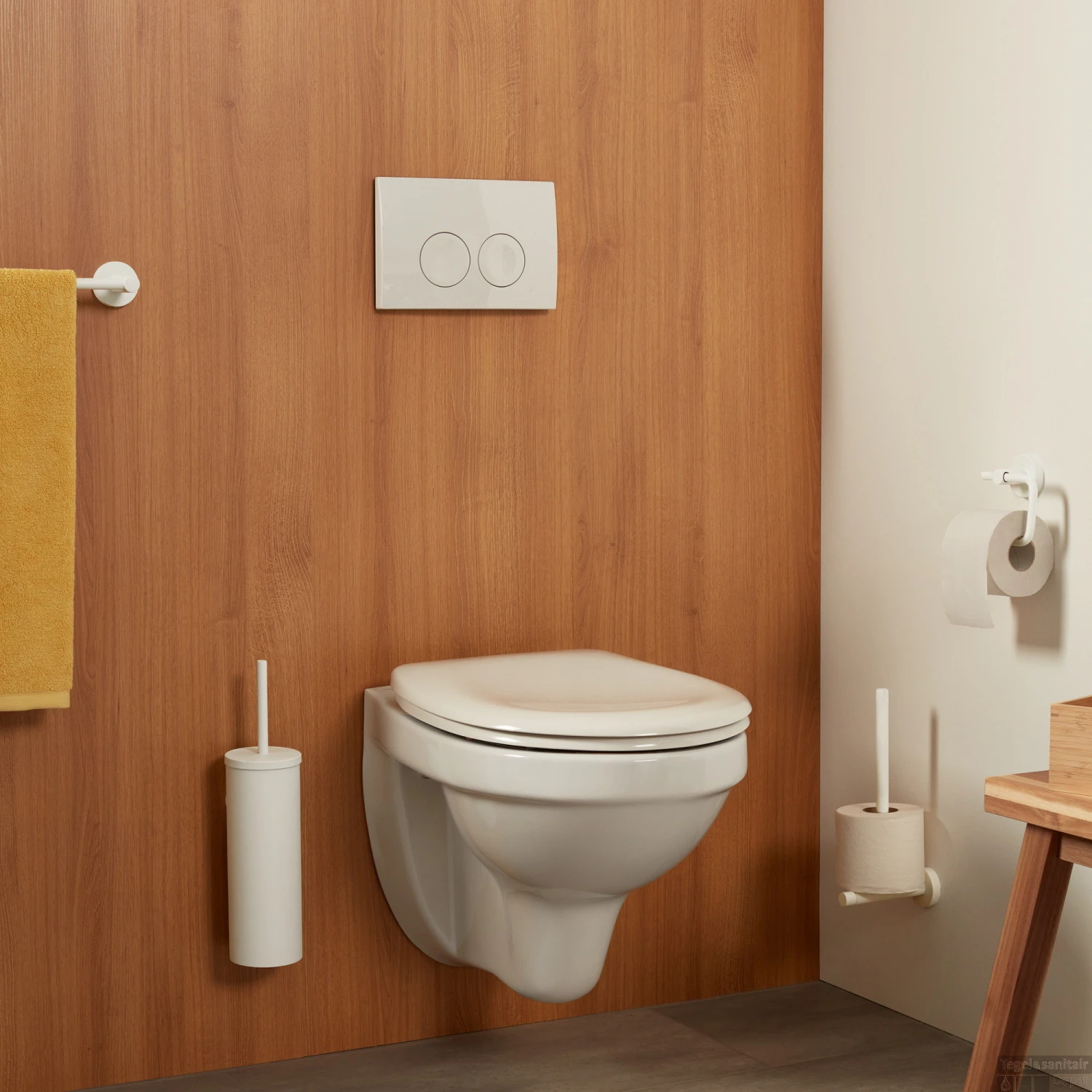 Reserverolhouder Haceka Kosmos Mat Wit 5 Reserverolhouder Haceka Kosmos Mat Wit - Afbeelding 3