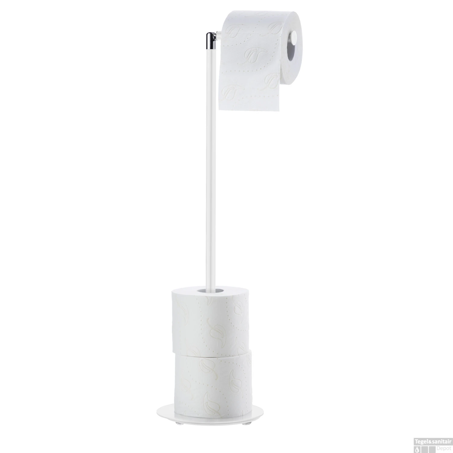 Reserverolhouder Smedbo Outline Line 17x61,5 Cm Wit 4 Reserverolhouder Smedbo Outline Line 17x61,5 Cm Wit - Afbeelding 2