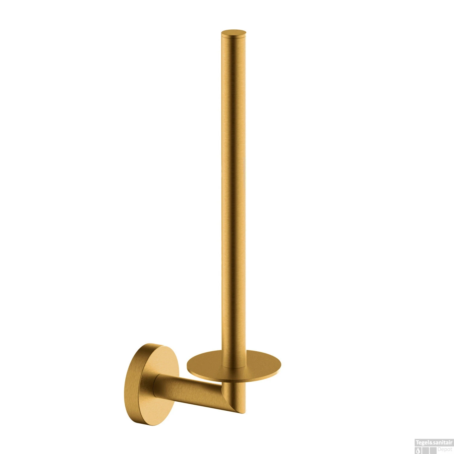 Reserverolhouder Wiesbaden Alonzo RVS Geborsteld Messing 3 Reserverolhouder Wiesbaden Alonzo RVS Geborsteld Messing