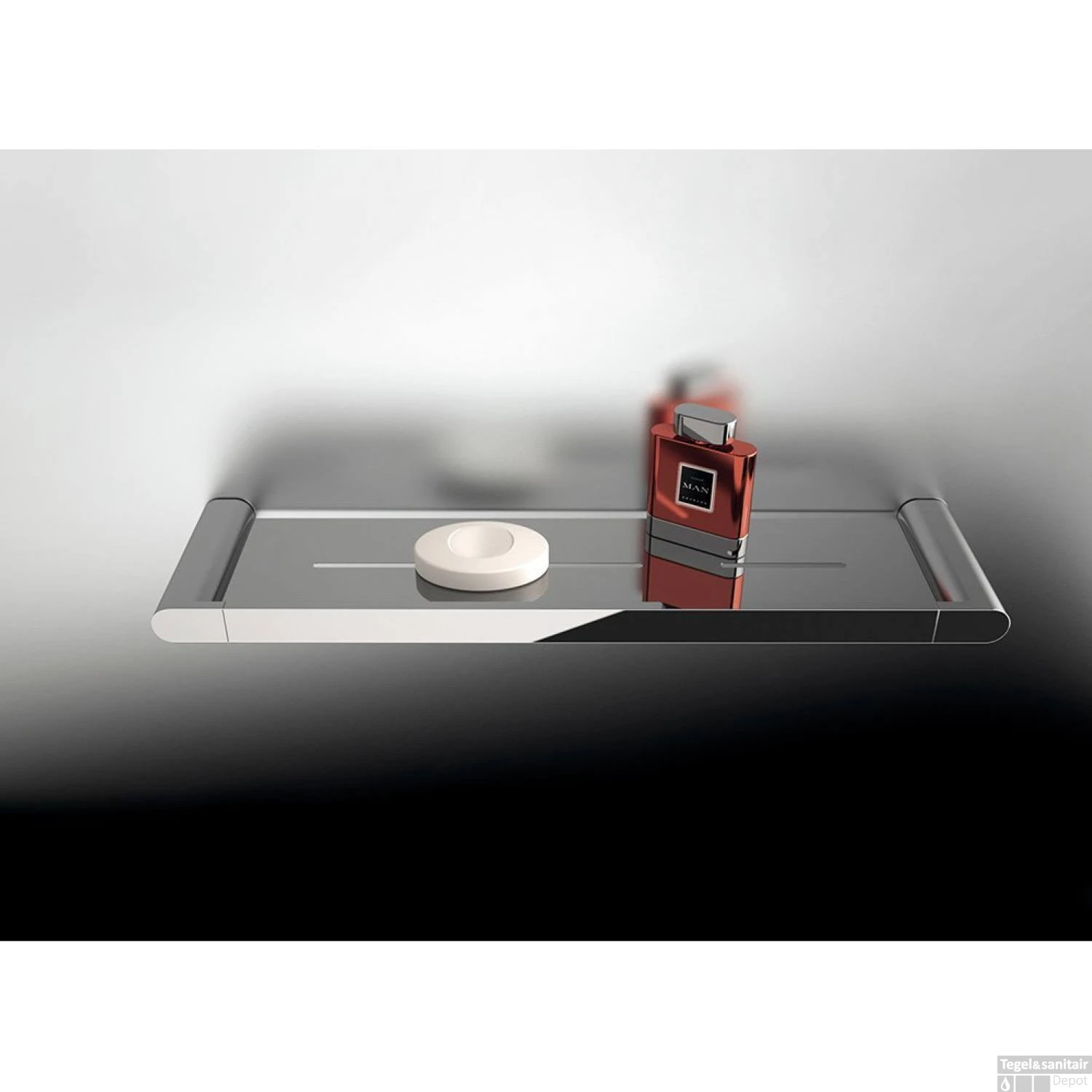 Planchet Sapho Flori 50.8x12.7x2.5 Cm Chroom 4 Planchet Sapho Flori 50.8x12.7x2.5 Cm Chroom - Afbeelding 2