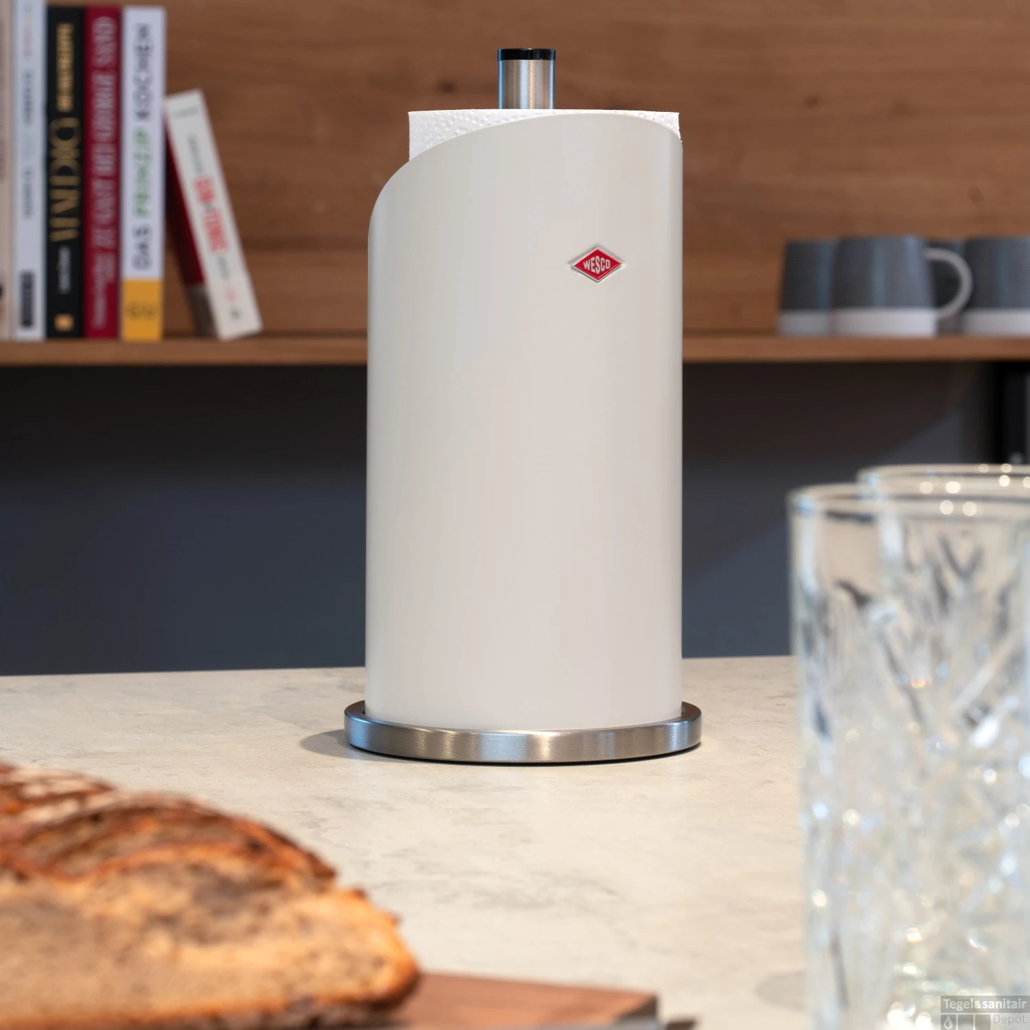 Rolhouder Wesco 30x15.5 Cm Roze 4 Rolhouder Wesco 30x15.5 Cm Roze - Afbeelding 2