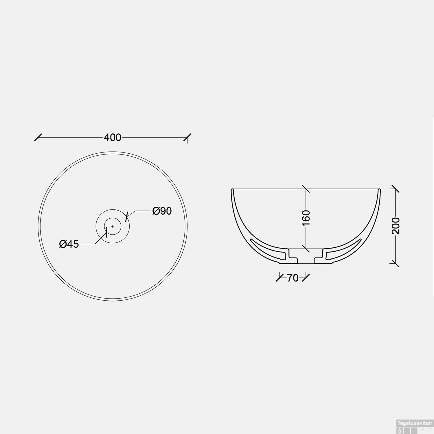 Ronde Wastafel Opbouw Salenzi Unica Round 40x20 Cm Glans Roze (inclusief Bijpassende Afvoerplug) 9 Ronde Wastafel Opbouw Salenzi Unica Round 40x20 Cm Glans Roze (inclusief Bijpassende Afvoerplug) - Afbeelding 7