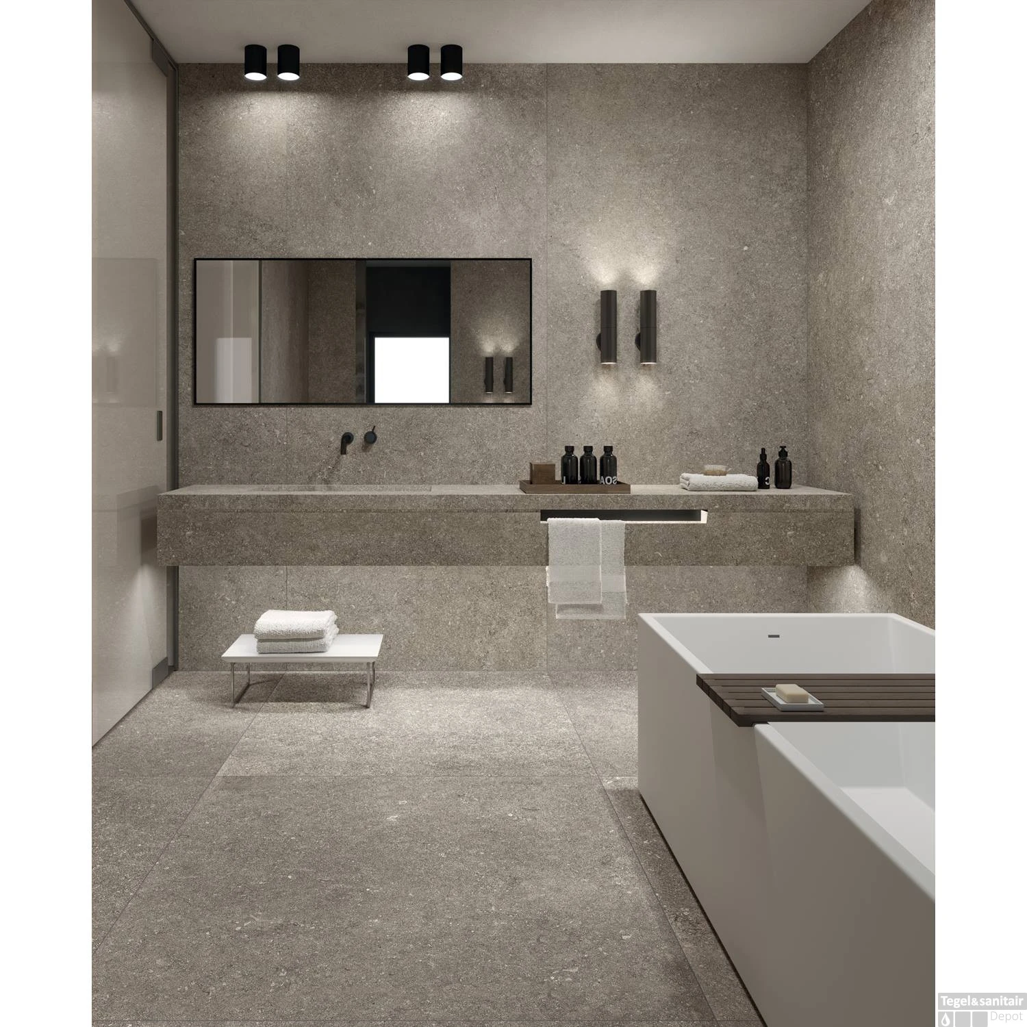 Vloertegel Kronos Le Reverse Elegance Taupe Mat 40x80cm (doosinhoud 0.96m2) 9 Vloertegel Kronos Le Reverse Elegance Taupe Mat 40x80cm (doosinhoud 0.96m2) - Afbeelding 7