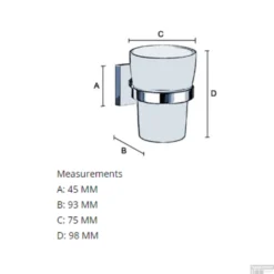 Bekerhouder Smedbo House Matglas Met Mat Chroom 5 Bekerhouder Smedbo House Matglas Met Mat Chroom -Goedkope Stijl Baden Winkel rs343 bekerhouder smedbo house matglas met mat chroom tech