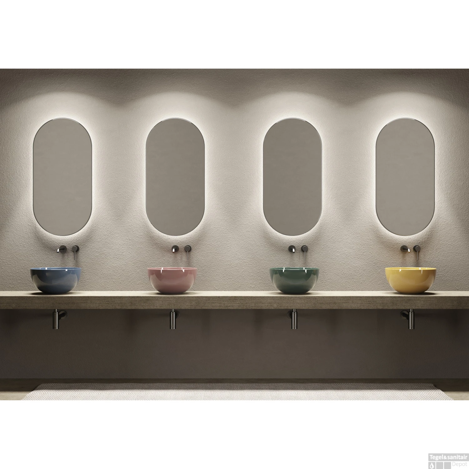 Ronde Wastafel Opbouw Salenzi Unica Round 40x20 Cm Glans Roze (inclusief Bijpassende Afvoerplug) 6 Ronde Wastafel Opbouw Salenzi Unica Round 40x20 Cm Glans Roze (inclusief Bijpassende Afvoerplug) - Afbeelding 4