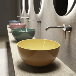 Ronde Wastafel Opbouw Salenzi Unica Round 40x20 Cm Glans Roze (inclusief Bijpassende Afvoerplug) 13 Ronde Wastafel Opbouw Salenzi Unica Round 40x20 Cm Glans Roze (inclusief Bijpassende Afvoerplug) -Goedkope Stijl Baden Winkel salenzi unica waskommen 2