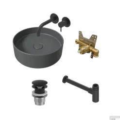 Salenzi Waskomset Hide Circle 40x12 Cm Mat Antraciet (Keuze Uit 4 Kleuren Kranen) 16 Salenzi Waskomset Hide Circle 40x12 Cm Mat Antraciet (Keuze Uit 4 Kleuren Kranen) -Goedkope Stijl Baden Winkel salenzi waskomset hide circle 40x12 cm mat antraciet shop