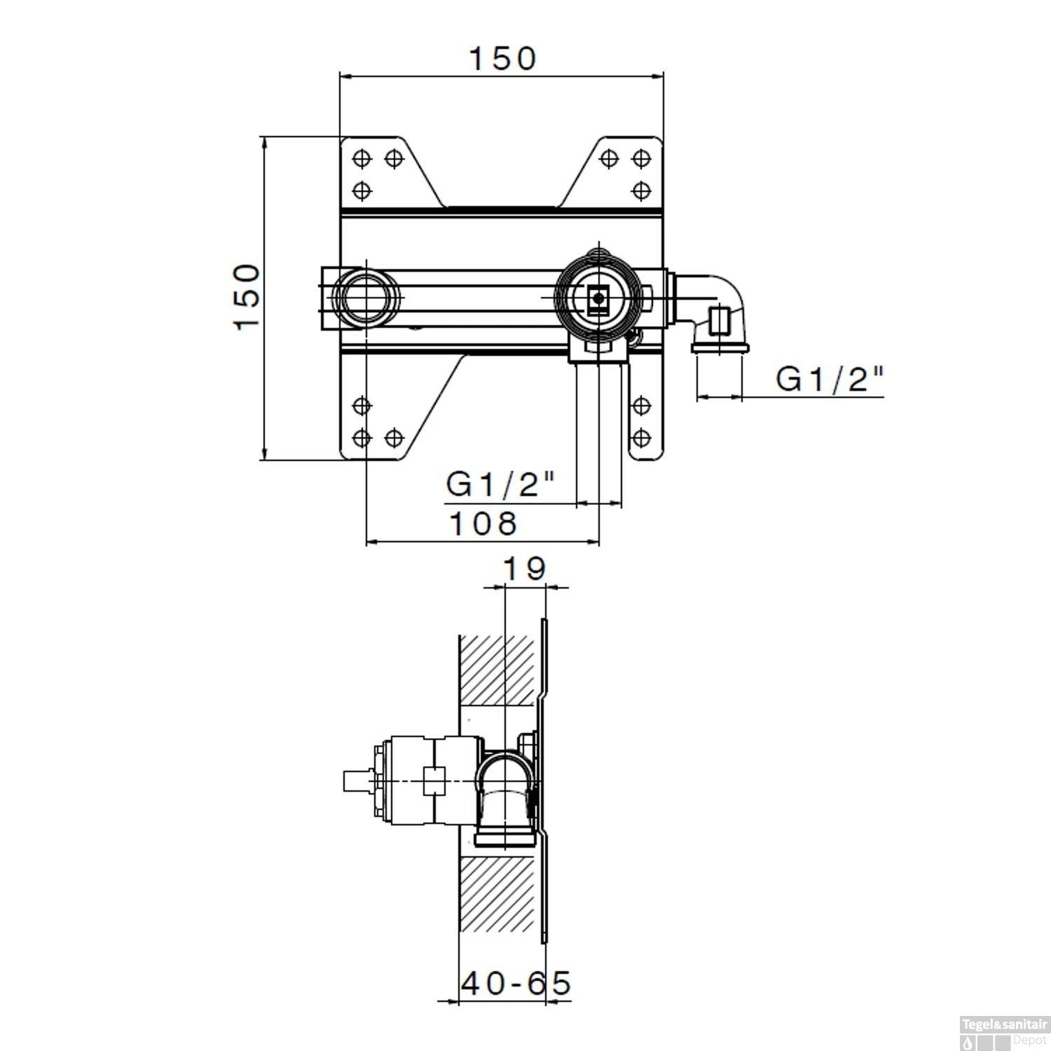 Salenzi Waskomset Unica Round 40x20 Cm Mat Zwart (Keuze Uit 4 Kleuren Kranen) 14 Salenzi Waskomset Unica Round 40x20 Cm Mat Zwart (Keuze Uit 4 Kleuren Kranen) - Afbeelding 12