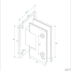 Scharnierset + Hendel Tbv Nisdeur Wiesbaden Zonder Profiel Geborsteld Messing -Goedkope Stijl Baden Winkel scharnierset hendel tbv nisdeur wiesbaden zonder profiel geborsteld messing tech
