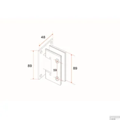 Scharnierset + Hendel Tbv Nisdeur Wiesbaden Zonder Profiel RVS Look -Goedkope Stijl Baden Winkel scharnierset hendel tbv nisdeur wiesbaden zonder profiel rvs look 20.6171 tech2