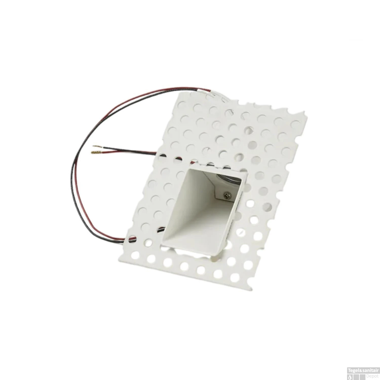 Inbouw Led-Spot Bellezza Bagno Jim IP20 2700 Kelvin 8x6x11 Cm MOD1W LED Mat Wit