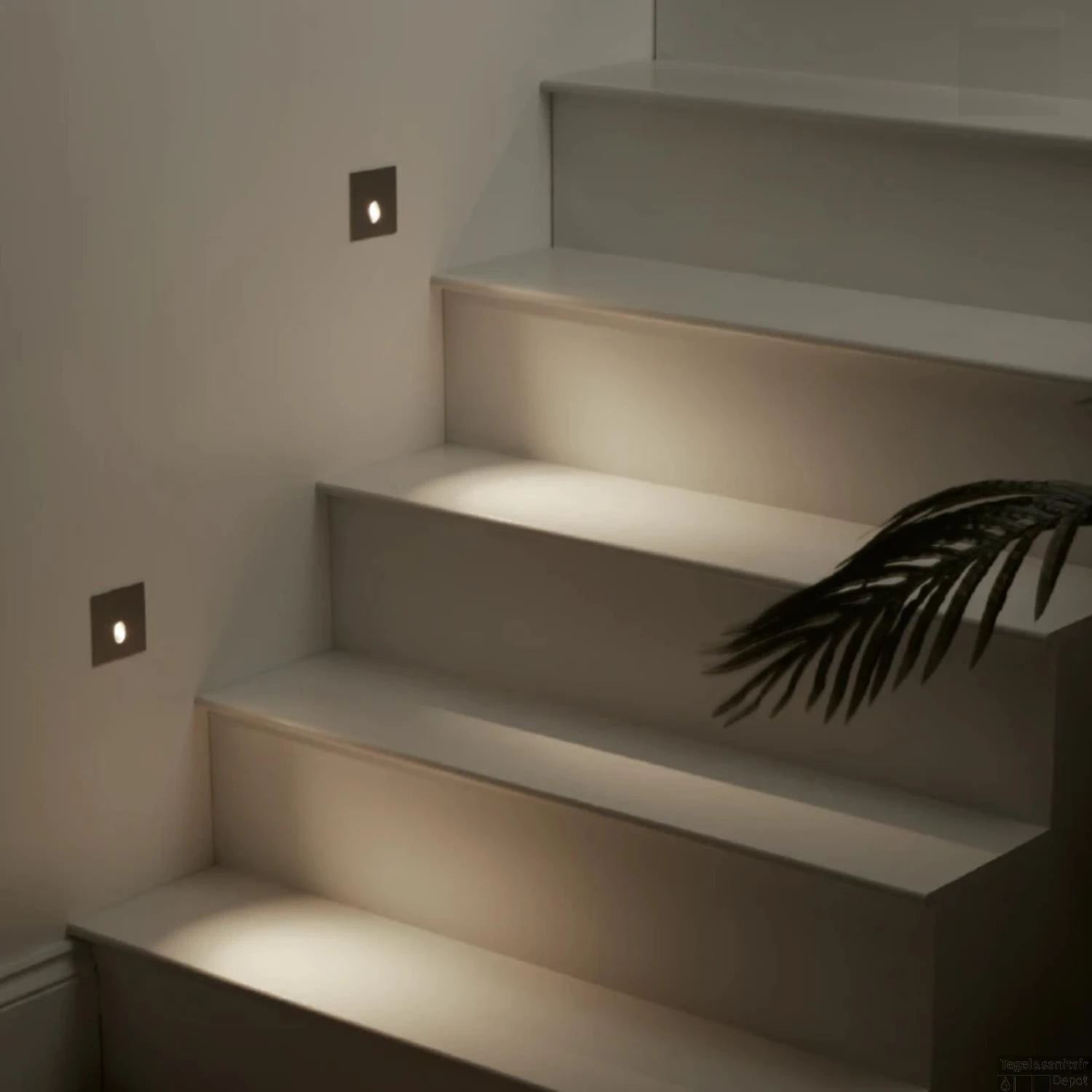 Inbouw Led-Spot Bellezza Bagno Brent IP65 3000 Kelvin 7x6x4 Cm MOD1W LED Satijn Nikkel - Afbeelding 2