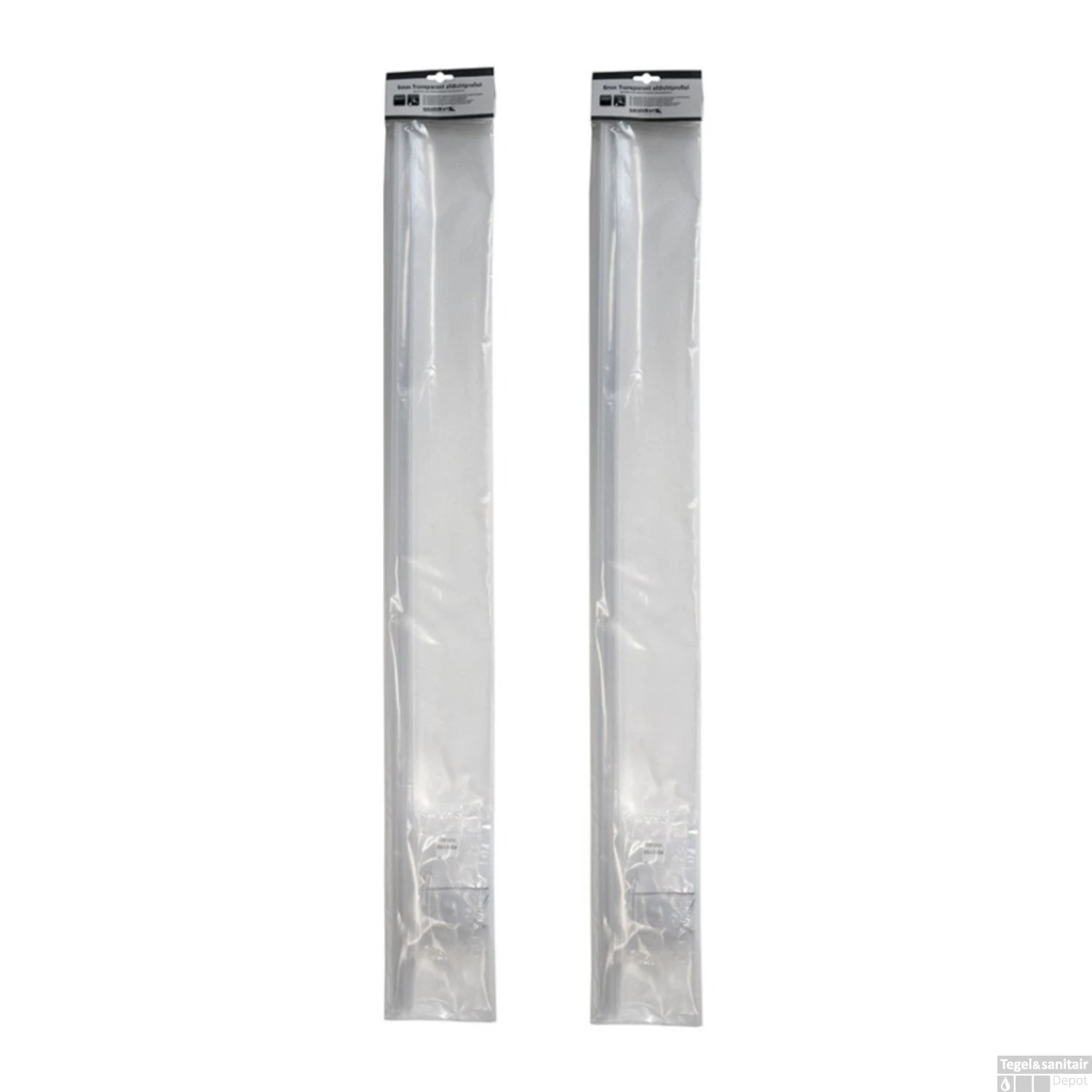 Afdichtprofiel Douchedeurstrip Sealskin Horizontaal Met Aansluit-/afsluitdelen Voor 8 Mm (per Stuk) 5 Afdichtprofiel Douchedeurstrip Sealskin Horizontaal Met Aansluit-/afsluitdelen Voor 8 Mm (per Stuk) - Afbeelding 3