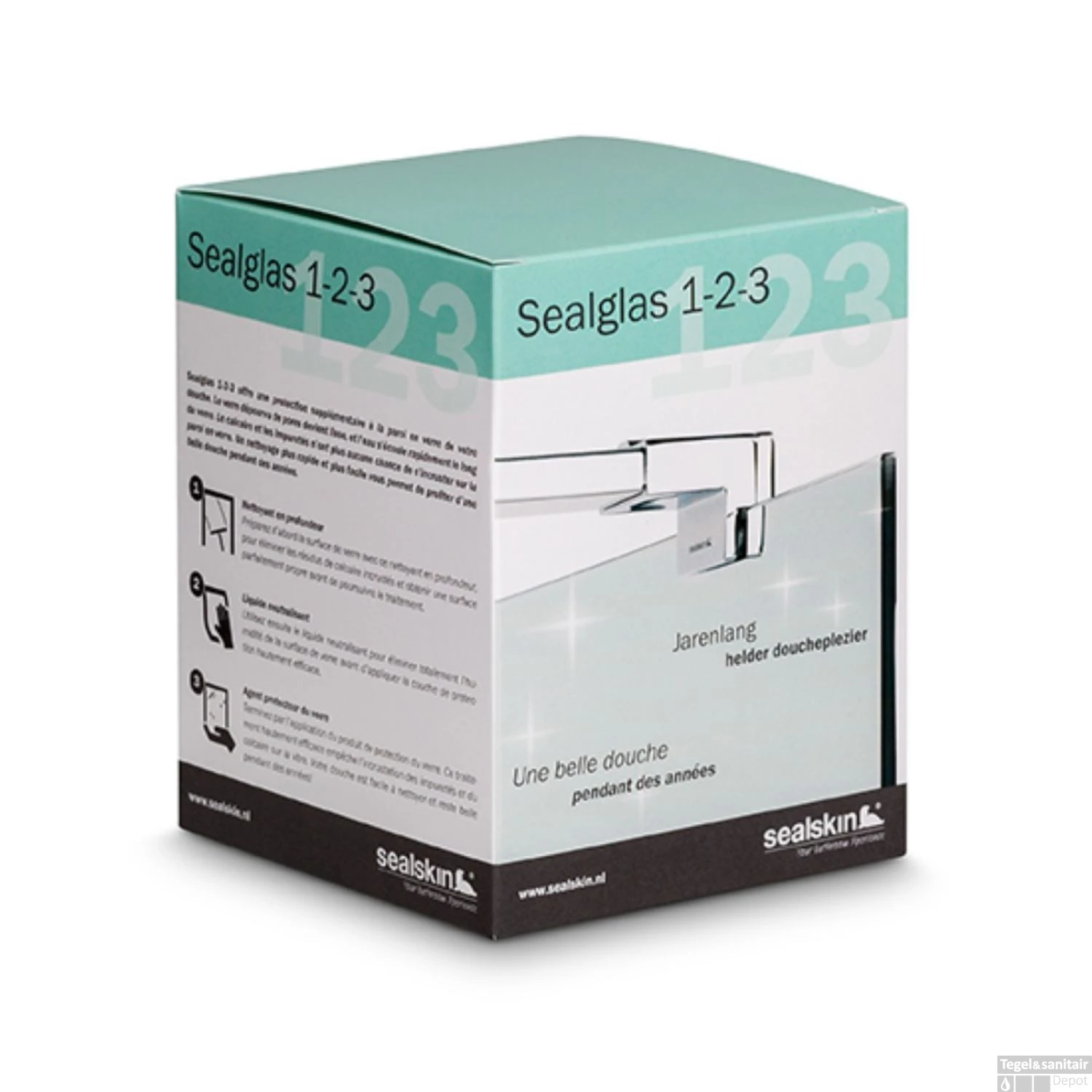 Sealglas Sealskin 1-2-3 Douche Onderhoud 2 Sealglas Sealskin 1-2-3 Douche Onderhoud
