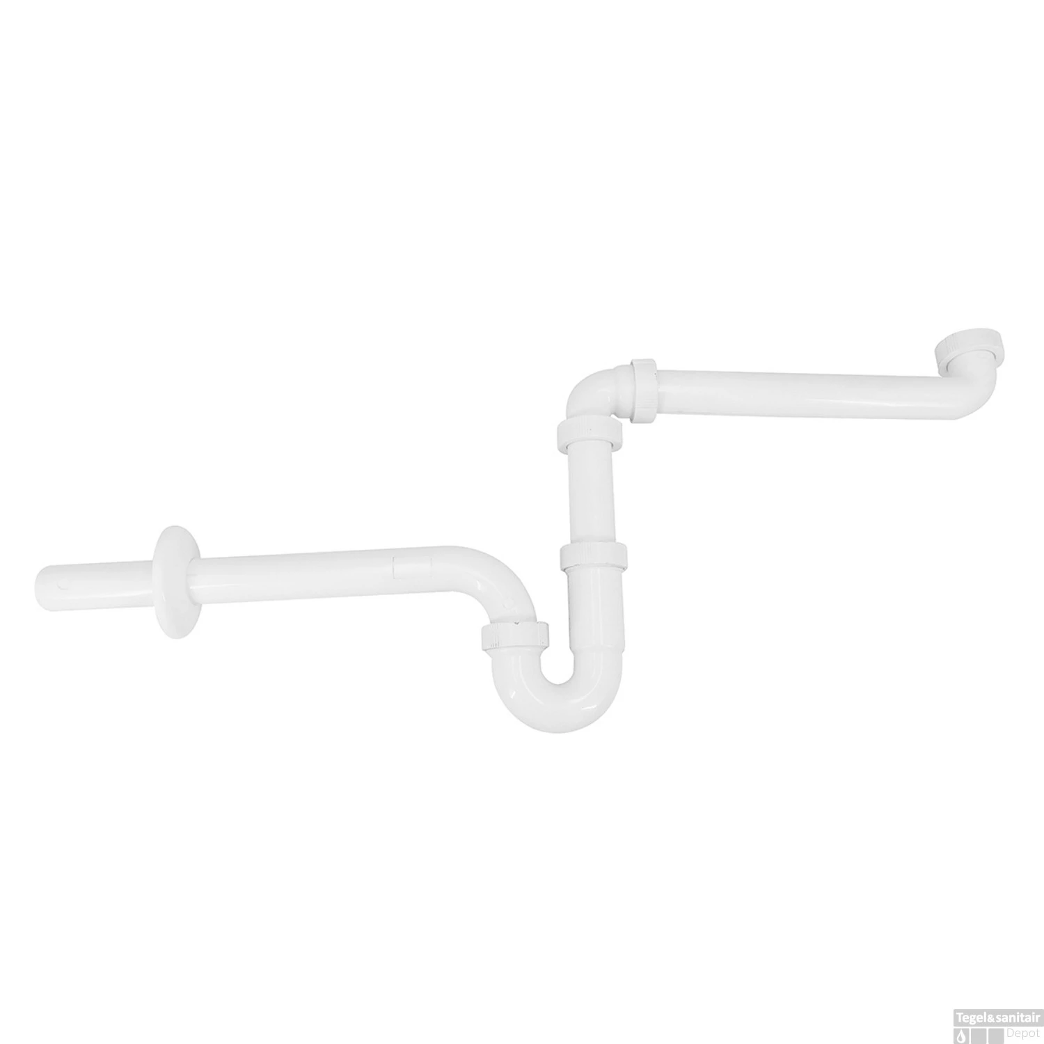 Sifon Ruimtebesparend Voor Wastafel Riko 5/4"x32 Mm Wit 3 Sifon Ruimtebesparend Voor Wastafel Riko 5/4"x32 Mm Wit