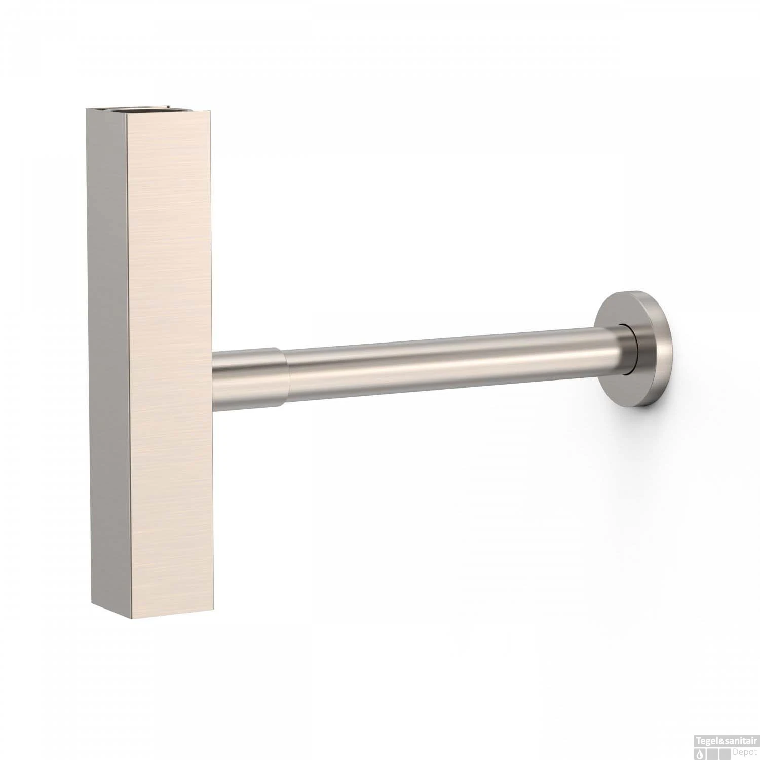 Sifon Tres Complementos Met Mantel RVS 3 Sifon Tres Complementos Met Mantel RVS