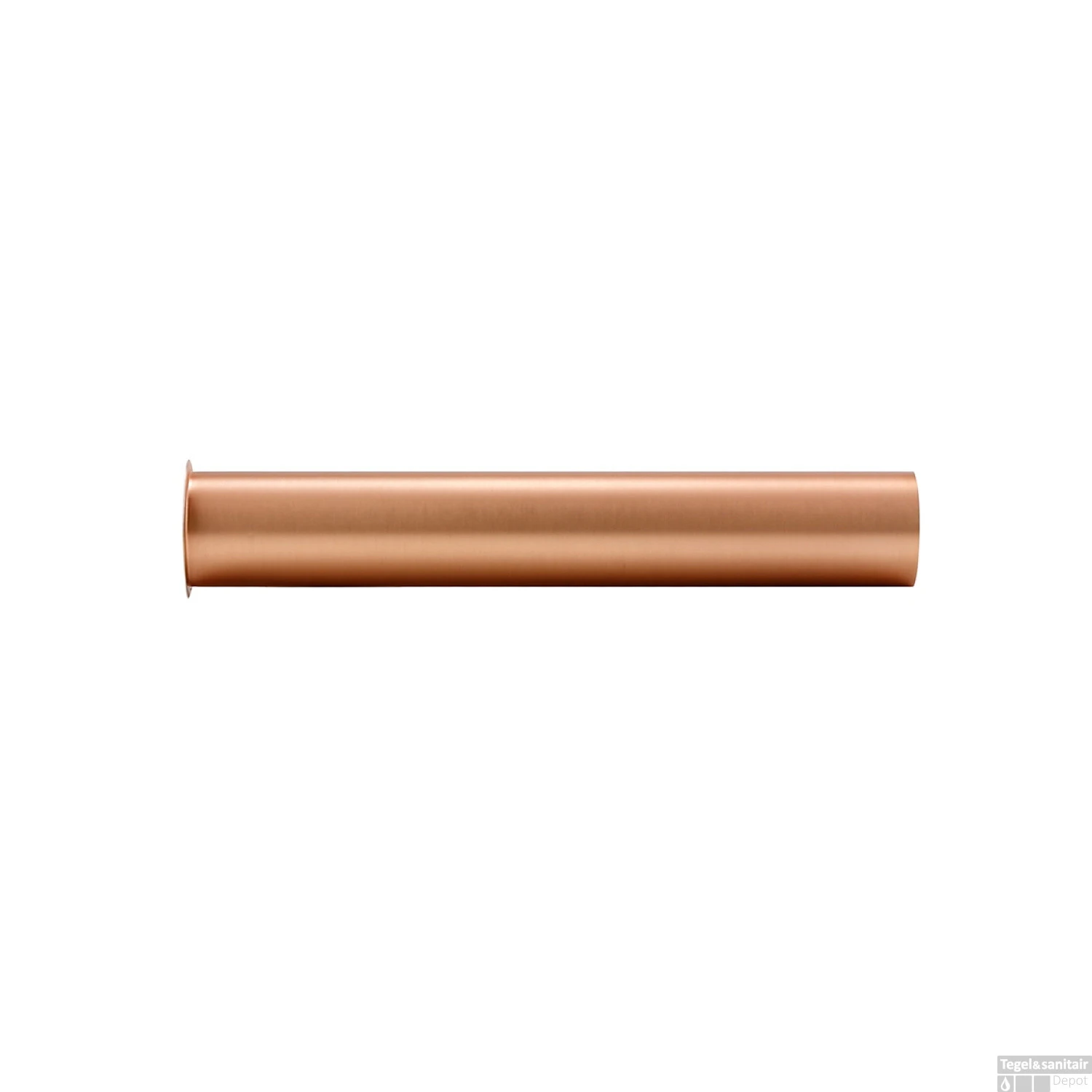 Sifon Verlengbuis Wiesbaden Met Kraag 20 Cm Geborsteld Koper