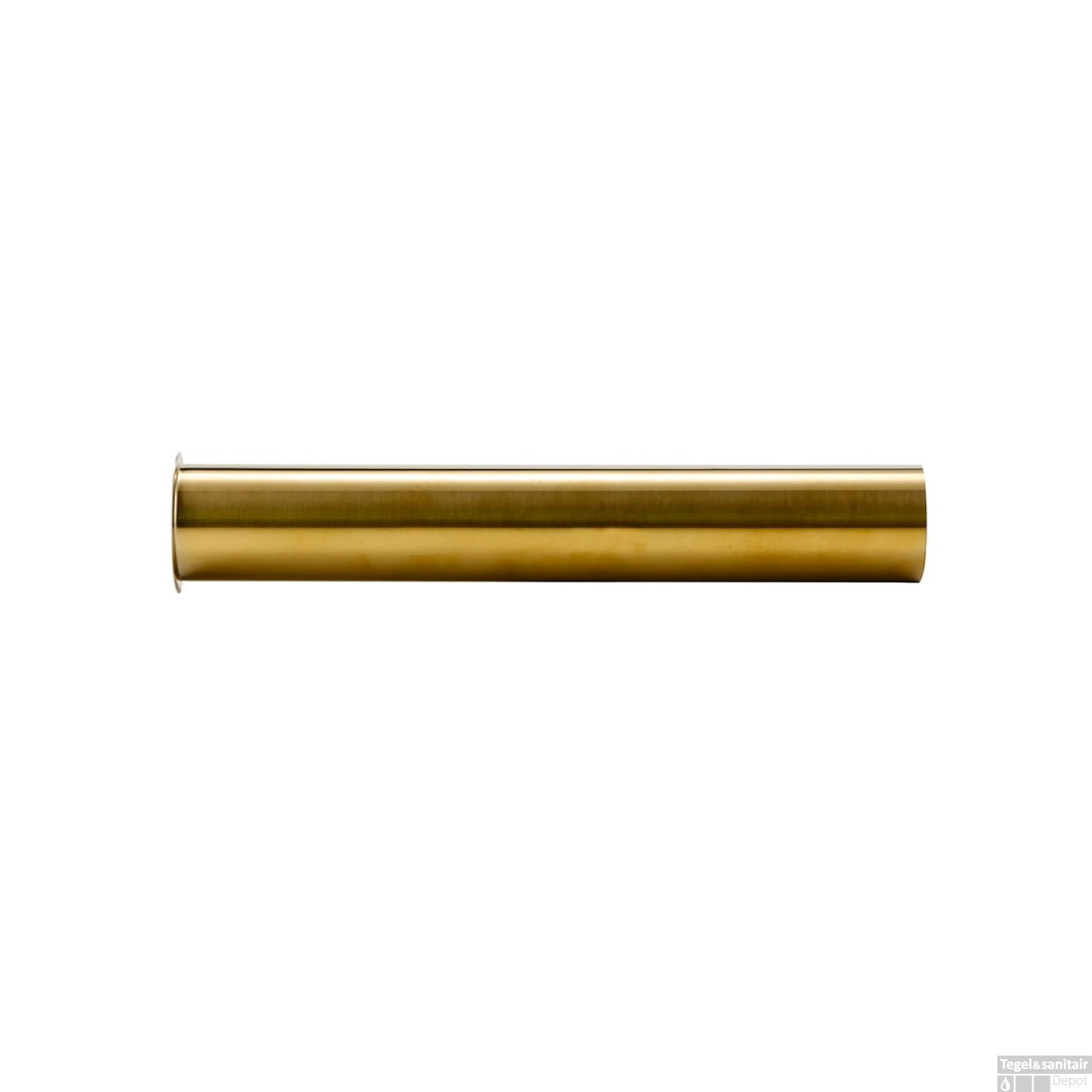 Sifon Verlengbuis Wiesbaden Met Kraag 20 Cm Geborsteld Messing Goud