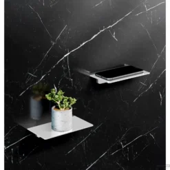 Clou Sjokker Telefoon Douche Planchet Wandmodel Mat Wit 18x10x3.3cm 8 Clou Sjokker Telefoon Douche Planchet Wandmodel Mat Wit 18x10x3.3cm -Goedkope Stijl Baden Winkel sjokker telephone shelf 02