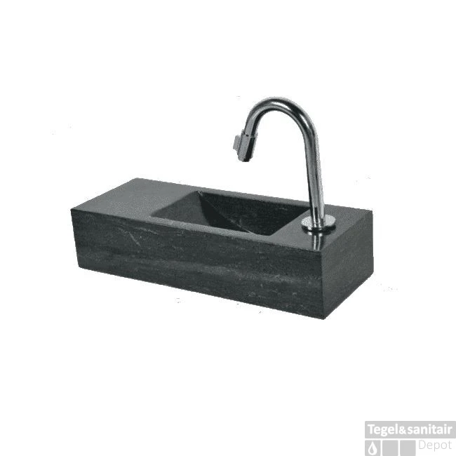 FonteinPack Slim Hardsteen Rechts 45X17X10CM (Keuze Uit 18 Kranen) 9 FonteinPack Slim Hardsteen Rechts 45X17X10CM (Keuze Uit 18 Kranen) - Afbeelding 7