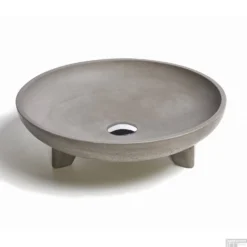 Opzet Wastafel Urbi Et Orbi Caldera Beton 43.5x12 Cm Antraciet