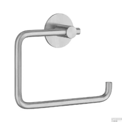 Toiletrolhouder Met Ronde Bevestigingsplaat Smedbo Beslagboden Geborsteld Edelstaal 10x13,6x3