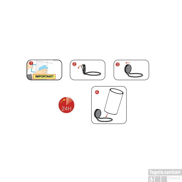 Smedbo Toiletborstelset 11x8.2x35 Cm RVS Chroom En Wit 4 Smedbo Toiletborstelset 11x8.2x35 Cm RVS Chroom En Wit - Afbeelding 2