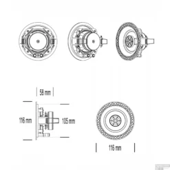 Speakerset Aquasound Rumba Tweeter Rond 120 Mm 45 Watt Zwart 5 Speakerset Aquasound Rumba Tweeter Rond 120 Mm 45 Watt Zwart -Goedkope Stijl Baden Winkel speakerset aquasound rumba tweeter rond 120 mm 45 watt zwart tech