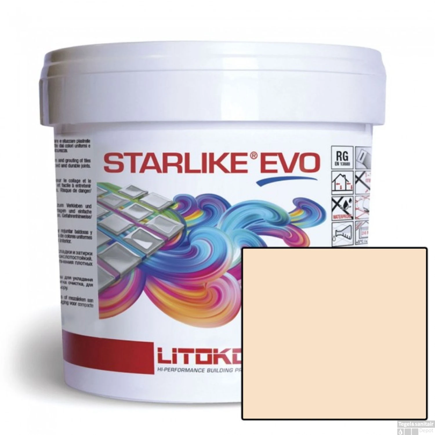 Starlike Voegmiddel 2 Componenten Epoxy 2,5 Kg Evo 205 Travertino Travertijn 3 Starlike Voegmiddel 2 Componenten Epoxy 2,5 Kg Evo 205 Travertino Travertijn