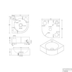 Hardstenen Fonteinset Takara 30x30x10 Cm -Goedkope Stijl Baden Winkel takara 30x30 tech