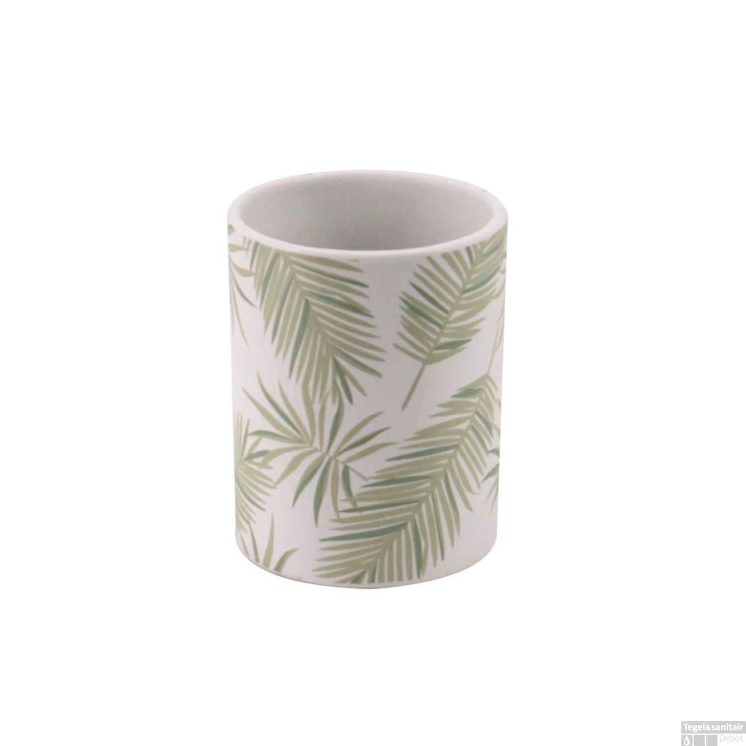 Tandenborstelbeker Allibert Oural Groen Wit 3 Tandenborstelbeker Allibert Oural Groen Wit