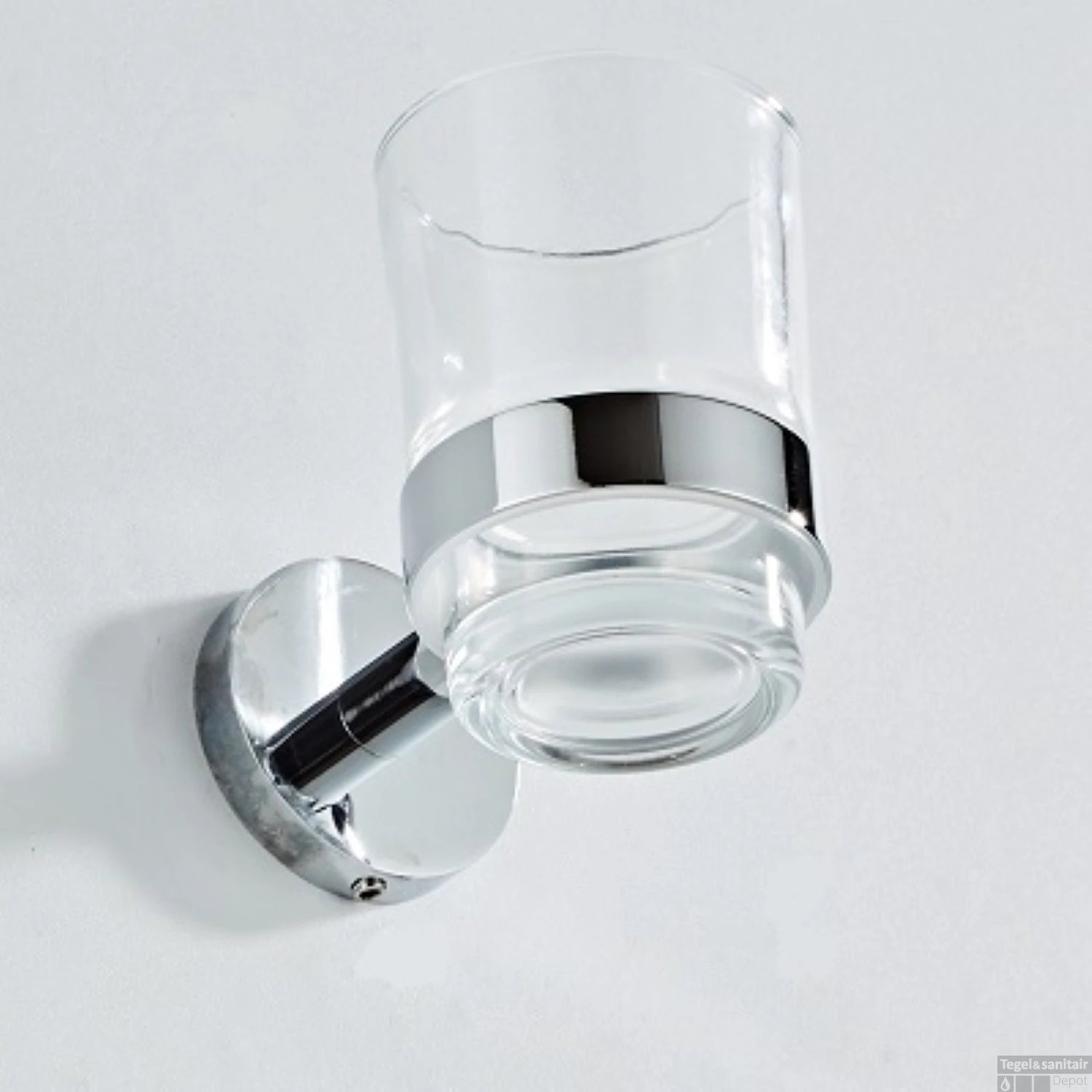 Tandenborstelhouder Boss & Wessing Talpa Ø 65mm Messing Chroom 4 Tandenborstelhouder Boss & Wessing Talpa Ø 65mm Messing Chroom - Afbeelding 2