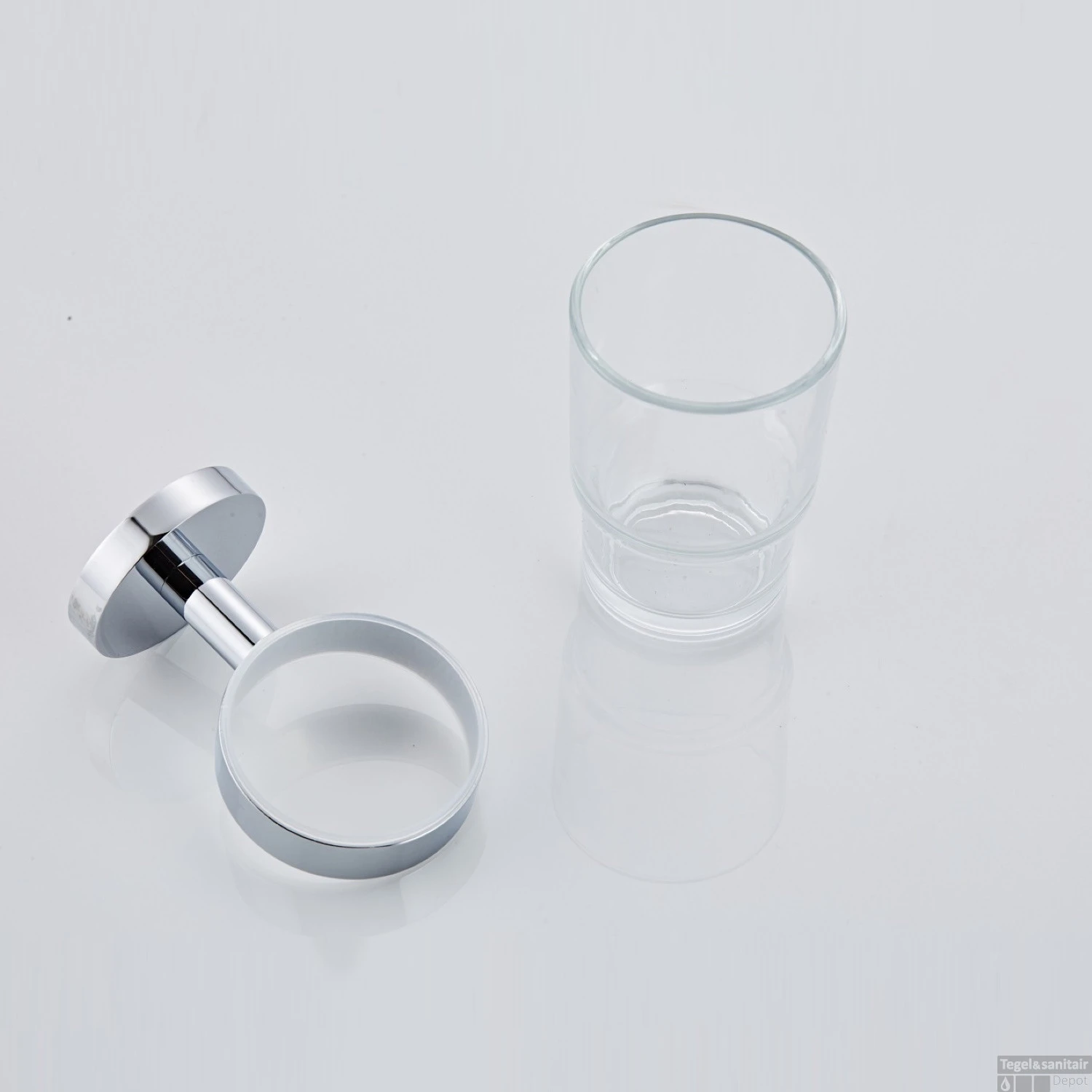 Tandenborstelhouder Boss & Wessing Talpa Ø 65mm Messing Chroom 5 Tandenborstelhouder Boss & Wessing Talpa Ø 65mm Messing Chroom - Afbeelding 3