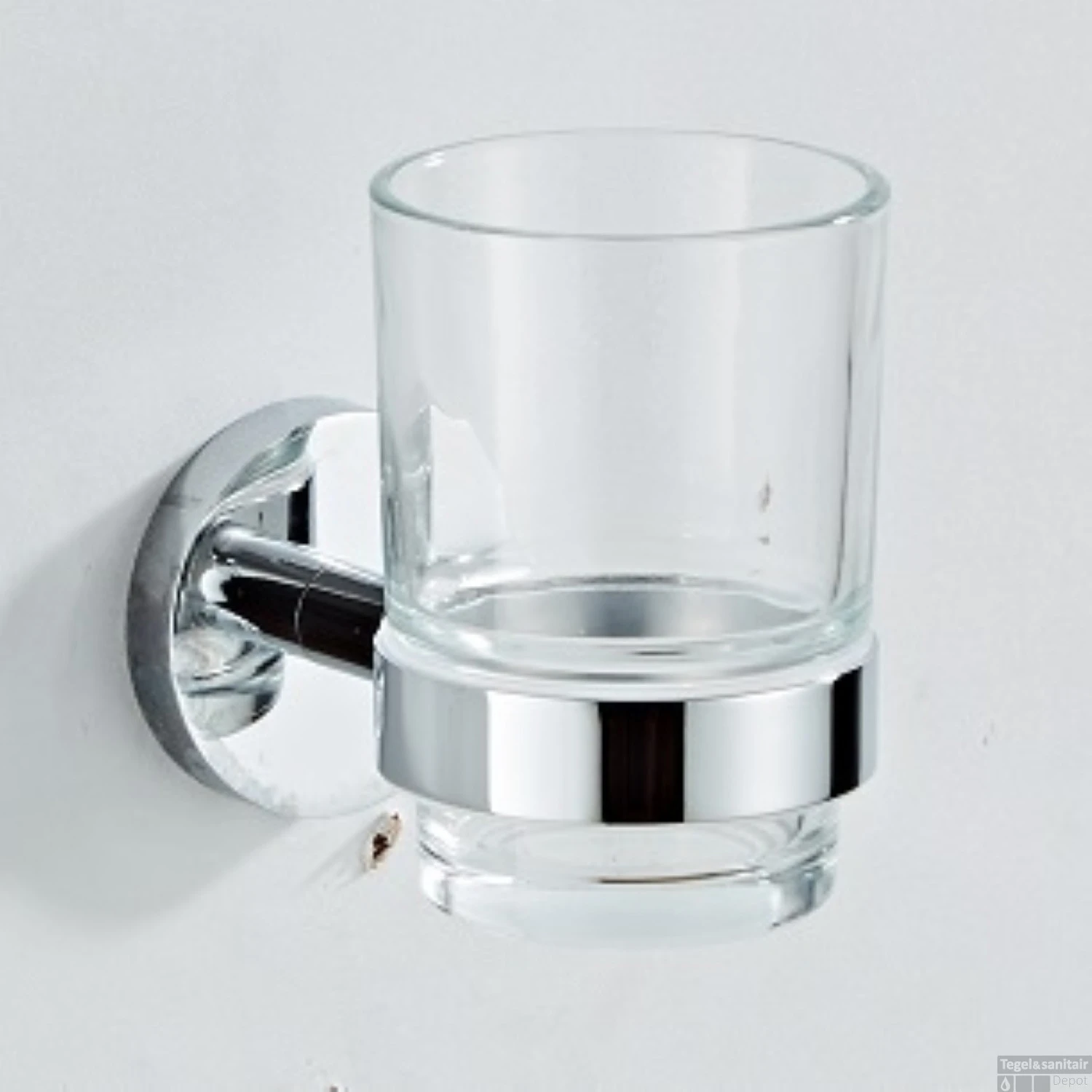 Tandenborstelhouder Boss & Wessing Talpa Ø 65mm Messing Chroom 3 Tandenborstelhouder Boss & Wessing Talpa Ø 65mm Messing Chroom