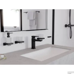 Tandenborstelhouder HansGrohe AddStoris Mat Zwart 8 Tandenborstelhouder HansGrohe AddStoris Mat Zwart -Goedkope Stijl Baden Winkel tandenborstelhouder hansgrohe addstoris 2 3