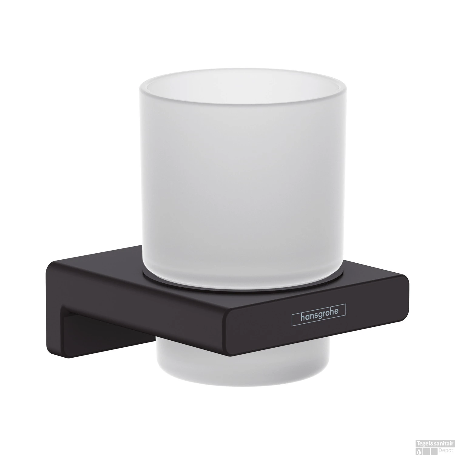 Tandenborstelhouder HansGrohe AddStoris Mat Zwart 3 Tandenborstelhouder HansGrohe AddStoris Mat Zwart