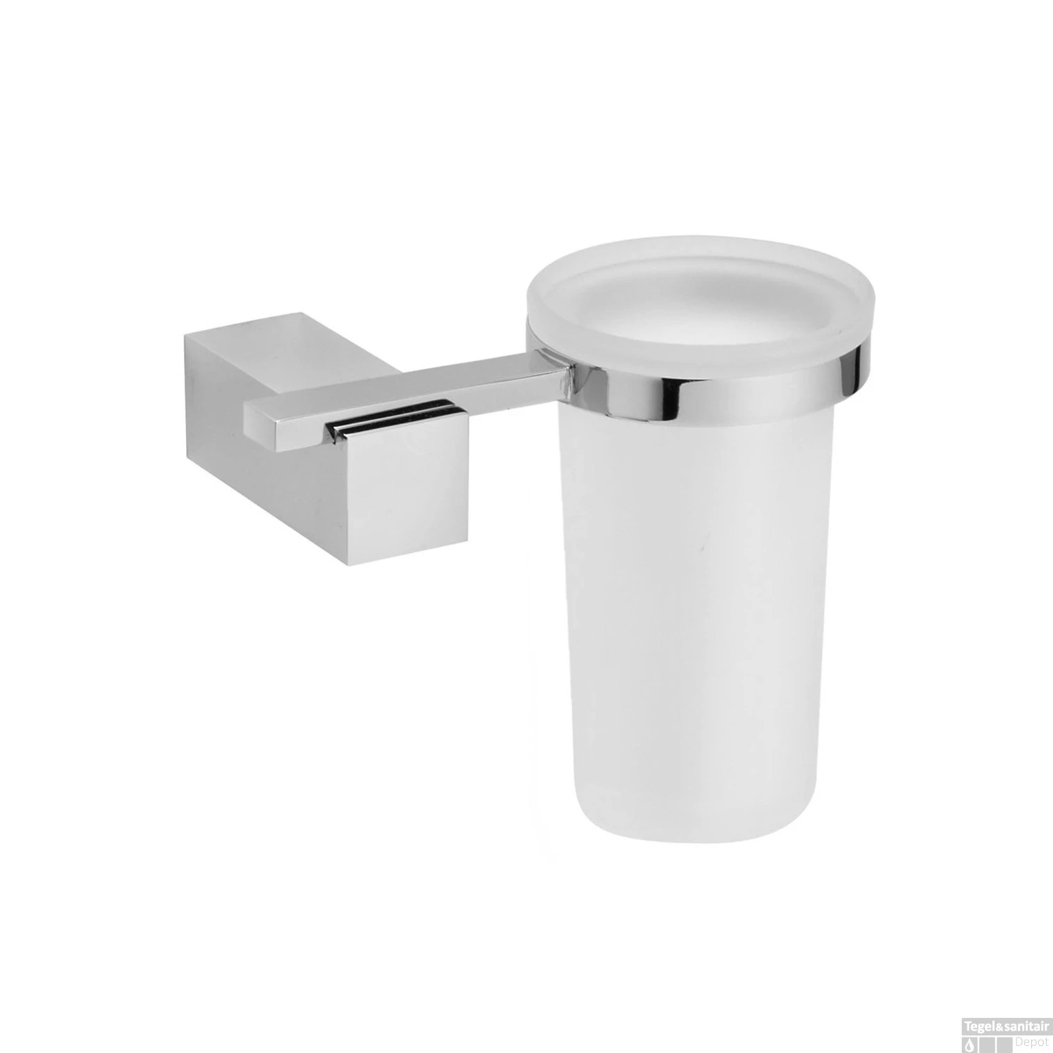 Tandenborstelhouder Herzbach Pixa Melkglas Beker Verchroomd Messing 3 Tandenborstelhouder Herzbach Pixa Melkglas Beker Verchroomd Messing