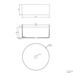 Waskom Cipi Index Tinta 42x16cm Rough 11 Waskom Cipi Index Tinta 42x16cm Rough -Goedkope Stijl Baden Winkel tec 6