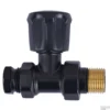 Thermostatisch Radiatorventiel Riko 1/2"x15 Mm Met Adaptor Recht Vernikkeld Mat Zwart -Goedkope Stijl Baden Winkel thermostatisch radiatorventiel riko 1 2x15 mm met adaptor recht vernikkeld mat zwart shop