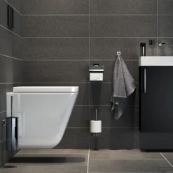 Tiger Dock Toiletborstel Met Houder Wandmodel Chroom 9x11x38 Cm 10 Tiger Dock Toiletborstel Met Houder Wandmodel Chroom 9x11x38 Cm -Goedkope Stijl Baden Winkel tiger dock toiletborstel met houder vrijstaand chroom 9x11x38 cm sfeer