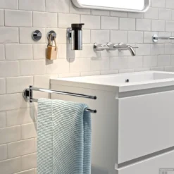 Tiger Noon Handdoekenrek 2 Arming Chroom 8x5x45 Cm -Goedkope Stijl Baden Winkel tiger noon handdoekenrek 2 arming chroom 8x5x45 cm sfeer